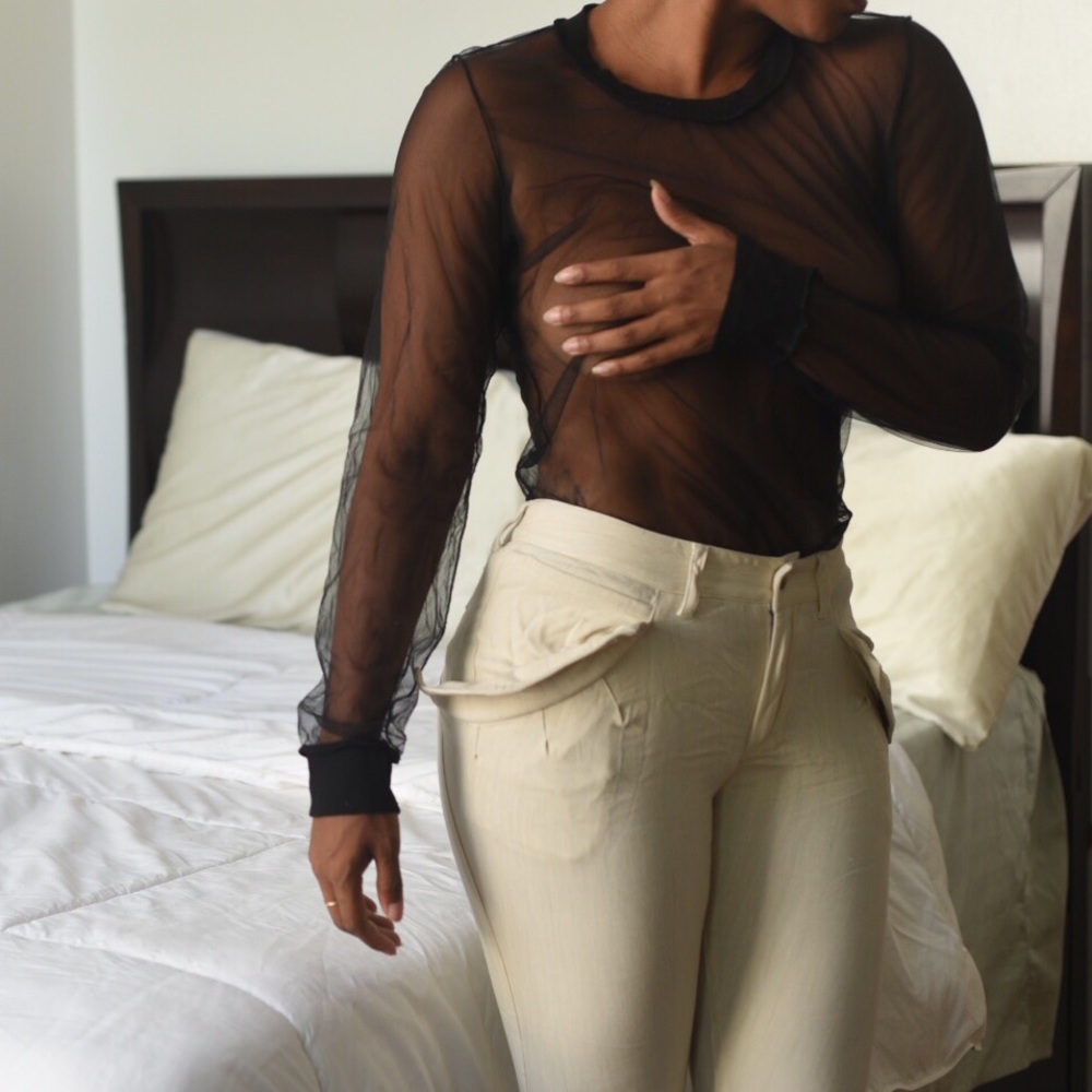 Gorgeous sheer blouse